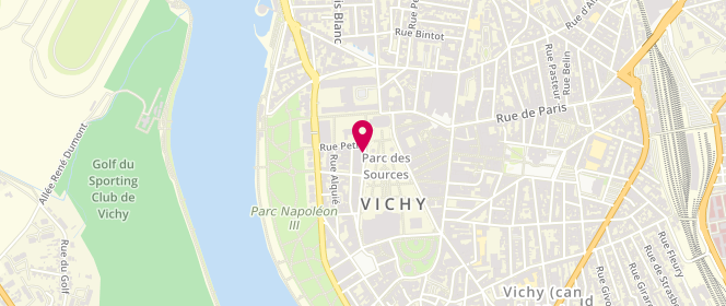 Plan de GUYOT Frédéric, 21 Rue du parc, 03200 Vichy