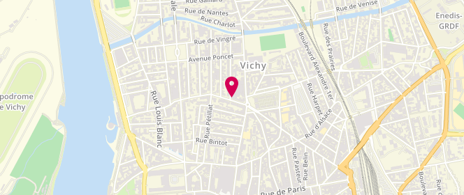 Plan de ROLLAND Nicolas, 45 Boulevard du Sichon, 03200 Vichy