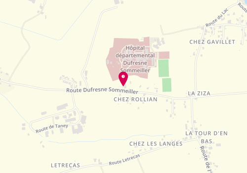 Plan de RAHERIMANDIMBY MAROSON ADONISS, 498 Route Dufresne Sommeiller, 74250 La Tour