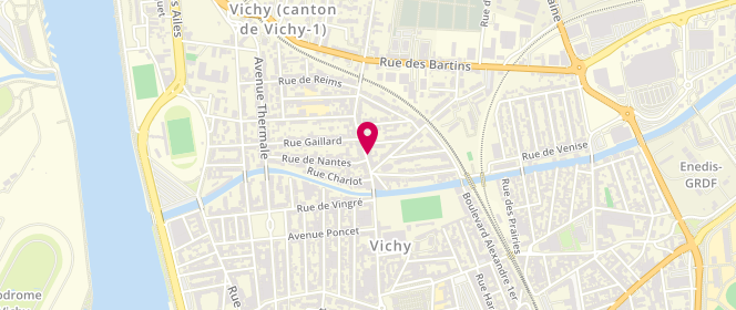 Plan de GOIN François, 140 Rue Jean Jaurès, 03200 Vichy