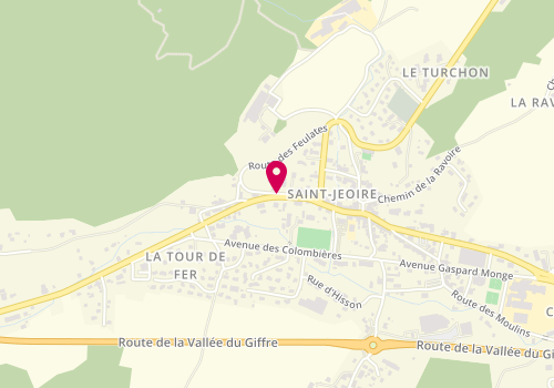 Plan de DEROCHE François, 56 Route des Feulates, 74490 Saint-Jeoire