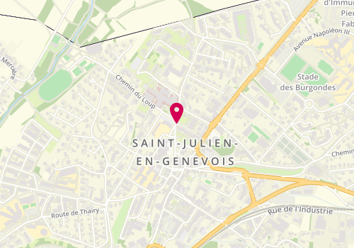 Plan de SIMOND-BERTOCCHI Emmanuelle, 8 Rue Amédée Viii de Savoie, 74160 Saint-Julien-en-Genevois