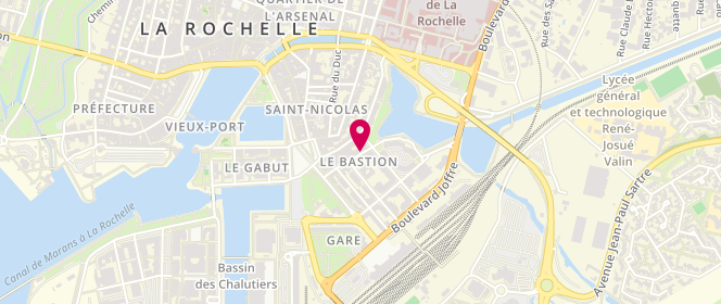 Plan de SOUDAN Marie-Charlotte, 37 Quai de Marans, 17000 La Rochelle