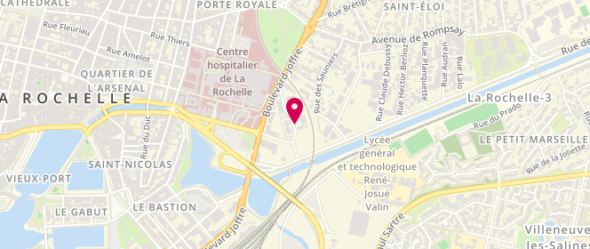 Plan de MEYER Isabelle, 11 Rue Franc Lapeyre, 17000 La Rochelle