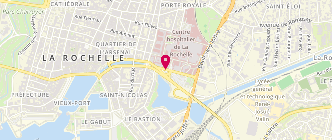 Plan de SACLEUX Sophie-Caroline, Rue du Dr Schweitzer, 17019 La Rochelle