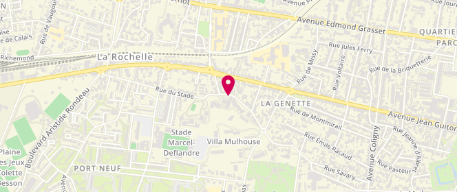 Plan de REUX Isabelle, 31 Rue du Général Dumont, 17000 La Rochelle