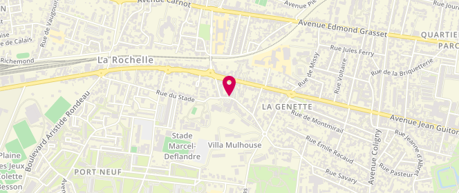 Plan de KERVELLA Hervé, 26 Rue du General Dumont, 17000 La Rochelle