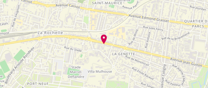 Plan de LAHOUSSINE Marie Chantal, 179 Avenue Jean Guiton, 17000 La Rochelle