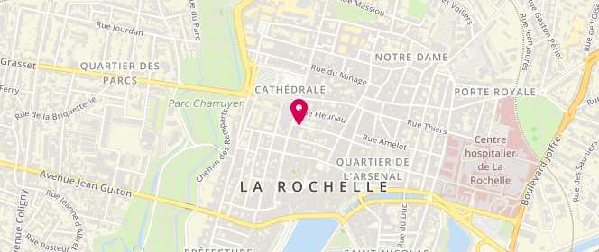 Plan de BOURDIN-FAUSSEREAU Sylvie, 20 Rue Bazoges, 17000 La Rochelle