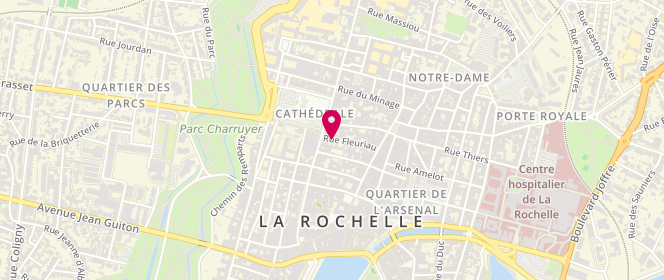 Plan de RICHARD Sophie, 23 Rue Fleuriau, 17000 La Rochelle