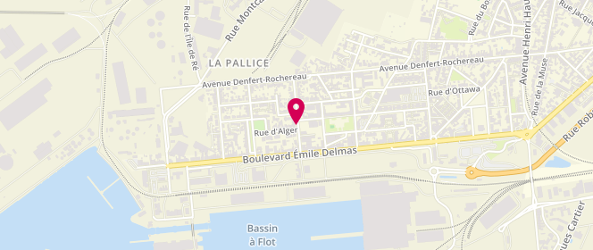 Plan de MASSON-LEMERCIER Delphine, 13 Rue Théophile Babut, 17000 La Rochelle