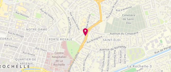 Plan de BERTHAULT Delphine, 21 Avenue Arthur Verdier, 17000 La Rochelle