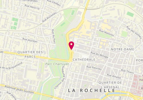Plan de GIACOBI Carole, 34 Place de Verdun, 17000 La Rochelle