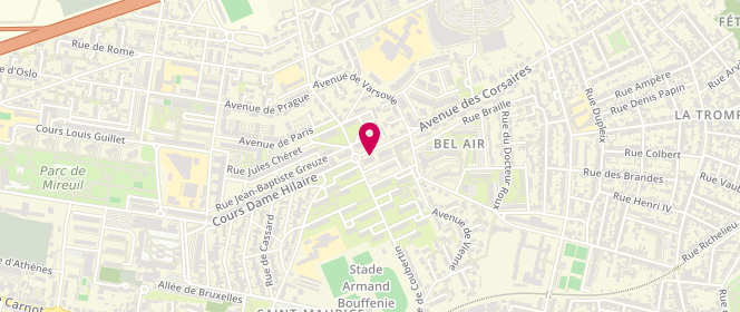 Plan de MORET Henri-Louis, 126 Avenue des Corsaires, 17000 La Rochelle