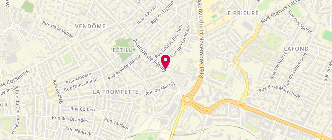 Plan de Marien Anne-Gaëlle, 32 Avenue de Fétilly, 17000 La Rochelle