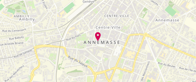 Plan de GAY François-Antoine, 2 Rue de la Gare, 74100 Annemasse
