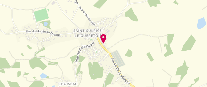 Plan de PAILLER Anne, 7 Route de la Marche, 23000 Saint-Sulpice-le-Guérétois