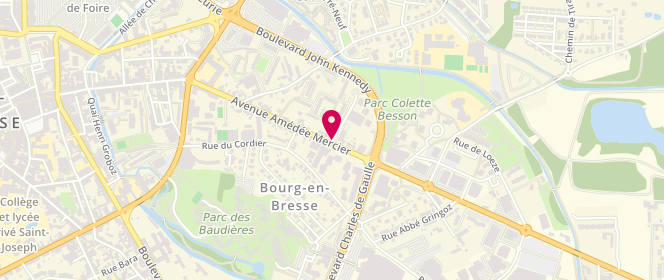 Plan de DAL GOBBO BRUNO, 39 Avenue Amédée Mercier, 01000 Bourg-en-Bresse