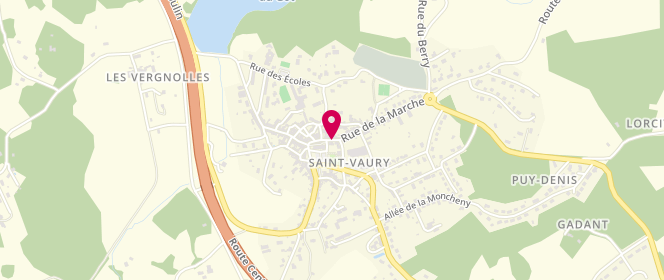 Plan de CONQUET Jean-Marie, 17 Rue de la Marche, 23320 Saint-Vaury