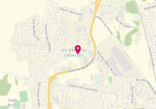 Plan de MASSON-SEYER Marie-Françoise, 244 A Rue du Point du Jour, 01000 Saint-Denis-lès-Bourg