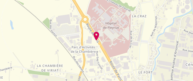 Plan de LAVRUT Pierre-Marie, 900 Route de Paris, 01440 Viriat