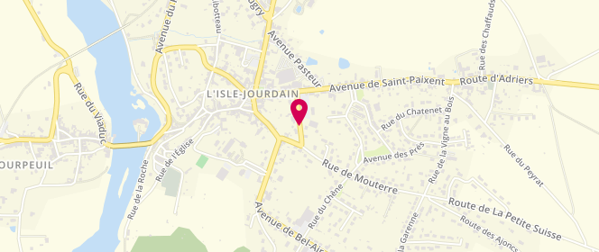 Plan de CHAPUT Danielle, Place Champ Foire Moutons, 86150 L'Isle-Jourdain