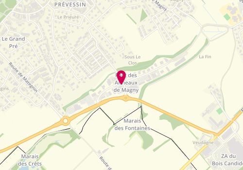 Plan de PISAREWSKI Stanislaw, 180 Route du Nant, 01280 Prévessin-Moëns