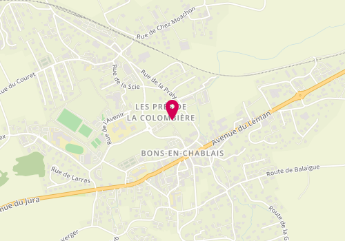 Plan de LOMBARD Claude, 67 Rue du Marche, 74890 Bons-en-Chablais