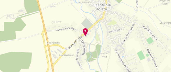 Plan de BONIN Cyril, 5 Bis Route de Civray, 86350 Usson-du-Poitou