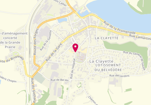 Plan de DUPART Thierry, 19 Rue de l'Hopital, 71800 La Clayette