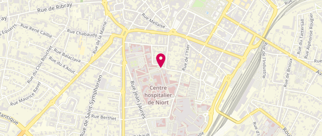 Plan de D'AMORE Giovanni, 35 Rue du Treillot, 79000 Niort