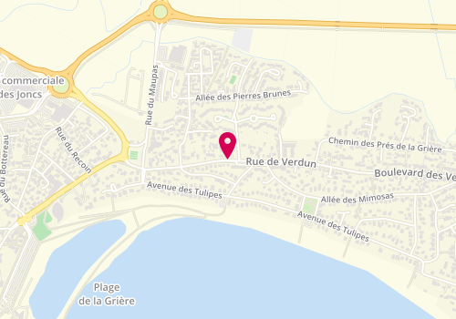 Plan de DUMORA Maurice, 40 Rue de Verdun, 85360 La Tranche-sur-Mer