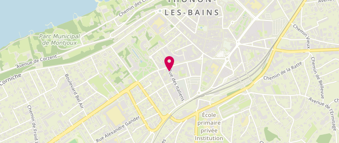 Plan de BUCHET Stéphane, 1 Rue des Italiens, 74200 Thonon-les-Bains