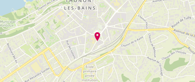 Plan de DENION Philippe, 16 Boulevard du Canal, 74200 Thonon-les-Bains
