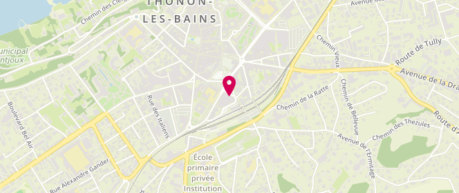 Plan de PERREUX Yoann, 15 Avenue des Allobroges, 74200 Thonon-les-Bains