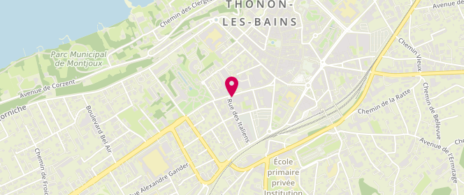 Plan de CHATZINIKOLAOU Athanasios, 12 Avenue du Général de Gaulle, 74200 Thonon-les-Bains