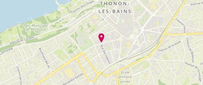Plan de BOUSTANY Raif, 11 Avenue du Général de Gaulle, 74200 Thonon-les-Bains