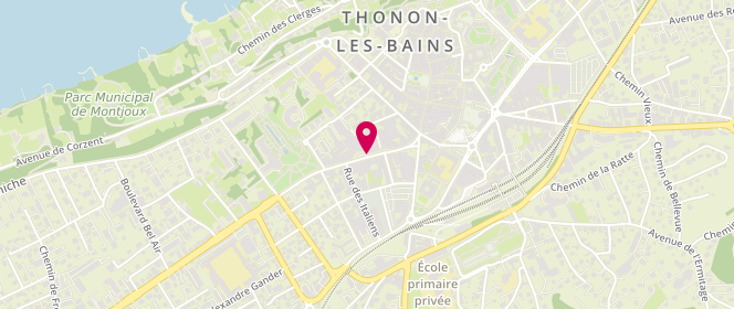 Plan de LENVERS Philippe, 5 Avenue du Général de Gaulle, 74200 Thonon-les-Bains