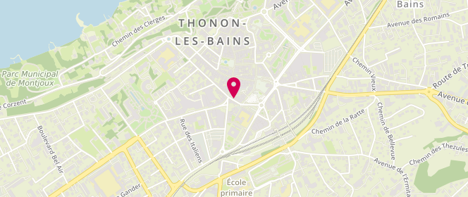 Plan de LANGLOIS Luc, 6 Avenue des Allobroges, 74200 Thonon-les-Bains