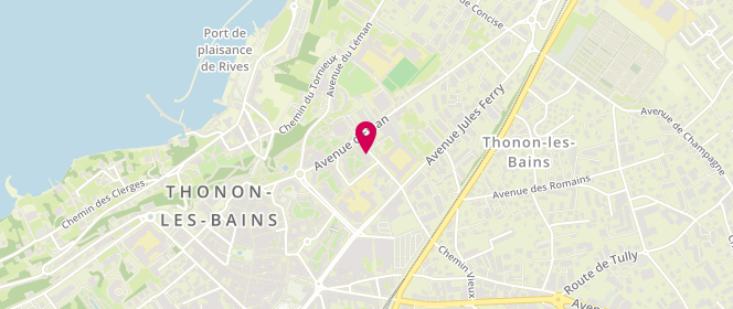 Plan de RAMBEAUD Béatrice, 16 Boulevard de Savoie, 74200 Thonon-les-Bains