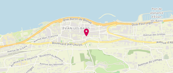 Plan de LAPELERIE Claude, 22 Avenue des Sources, 74500 Évian-les-Bains