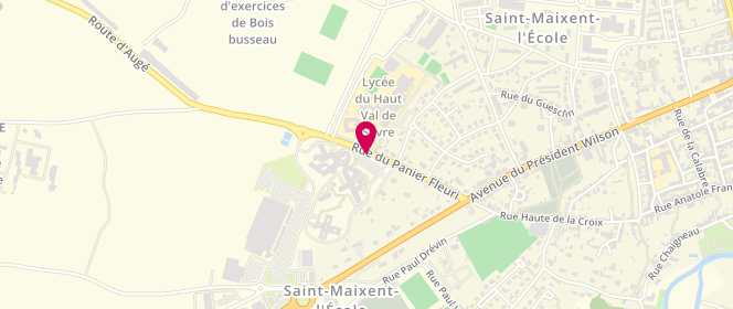 Plan de BARAKET Feriel, 13 Rue du Panier Fleuri, 79400 Saint-Maixent-l'École