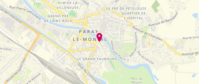 Plan de CARTAL Jean Pierre, 1 Boulevard du Dauphin Louis, 71600 Paray-le-Monial