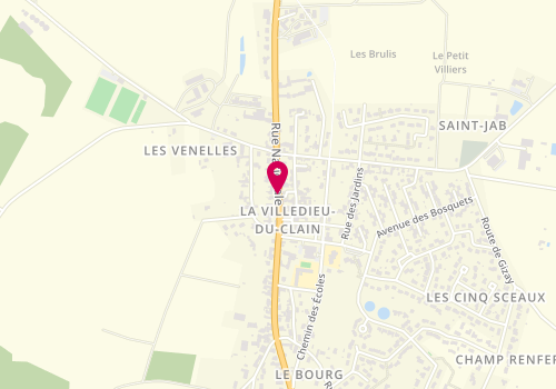 Plan de FAUGEROUX Véronique, 31 Rue Nationale, 86340 La Villedieu-du-Clain