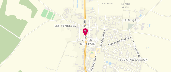 Plan de COLBERT Daphné, 31 Rue Nationale, 86340 La Villedieu-du-Clain
