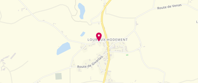 Plan de GENEAU DE LAMARLIERE Véronique, 9 Route de Maillet, 03190 Louroux-Hodement