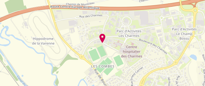 Plan de TCHOLATCHUE Mathieu, Boulevard des Charmes, 71604 Paray-le-Monial