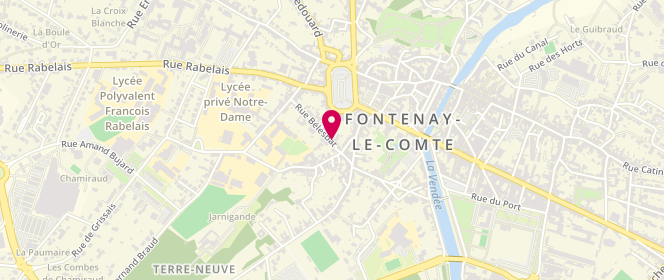 Plan de BEZIAT Christophe, 11 Rue Bélesbat, 85200 Fontenay-le-Comte