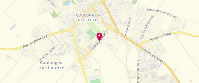Plan de DAUDIN Didier, 11 Rue du Calvaire, 79160 Coulonges-sur-l'Autize