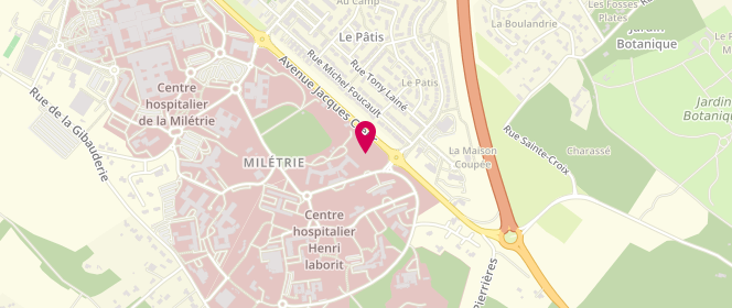 Plan de AFONSO Laetitia, 370 Avenue Jacques Coeur, 86021 Poitiers